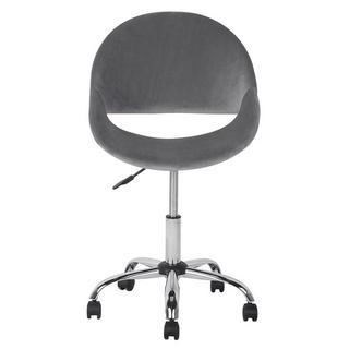 Beliani Chaise de bureau en Velours Moderne SELMA  