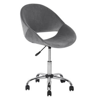 Beliani Chaise de bureau en Velours Moderne SELMA  