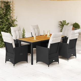 VidaXL set da pranzo da giardino Polirattan  