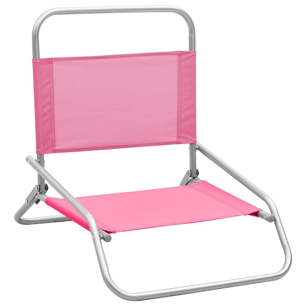 VidaXL Chaise de plage tissu  