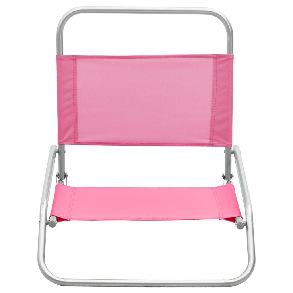 VidaXL Chaise de plage tissu  