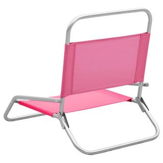 VidaXL Chaise de plage tissu  