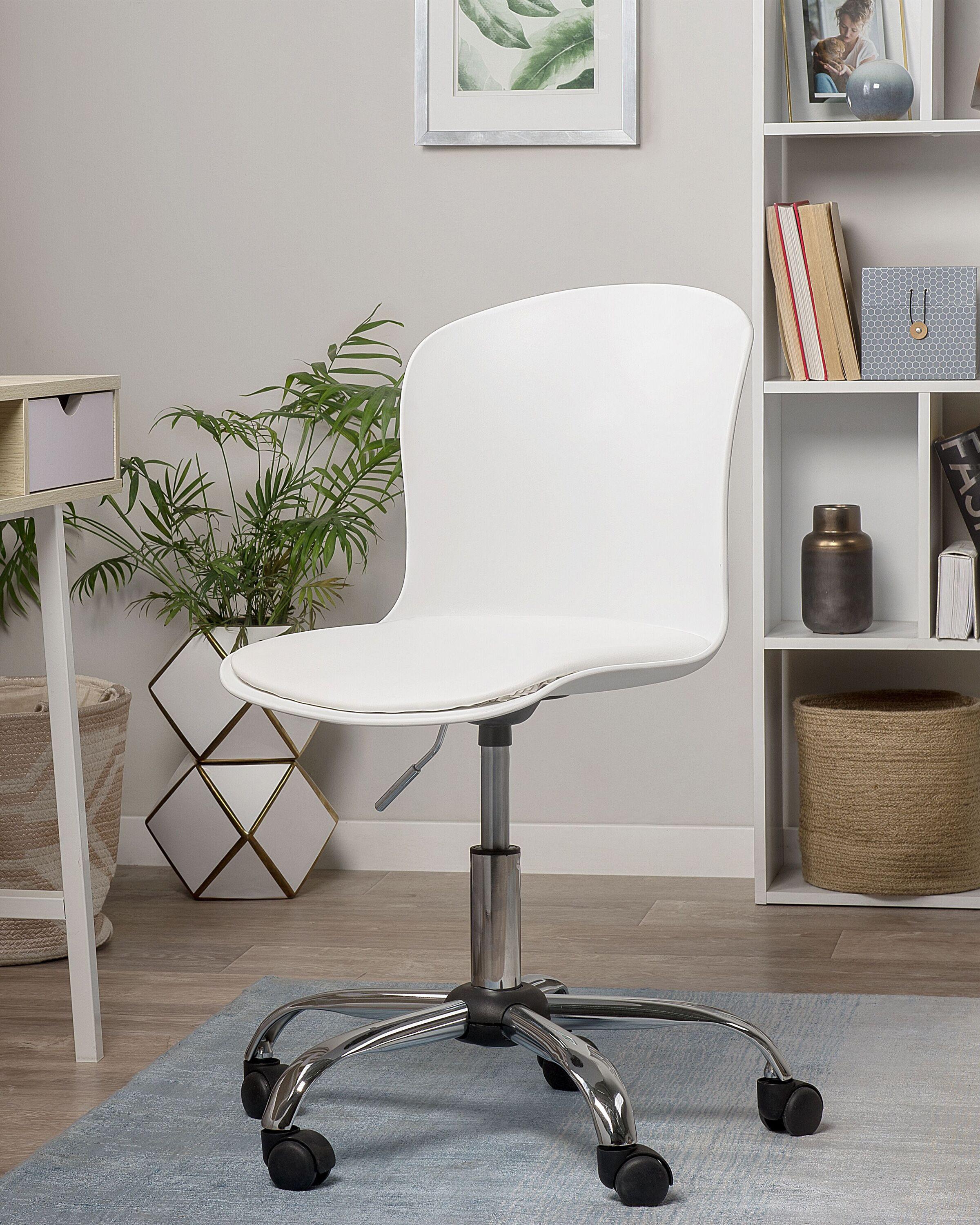 Beliani Chaise de bureau en Cuir PU Moderne VAMO  