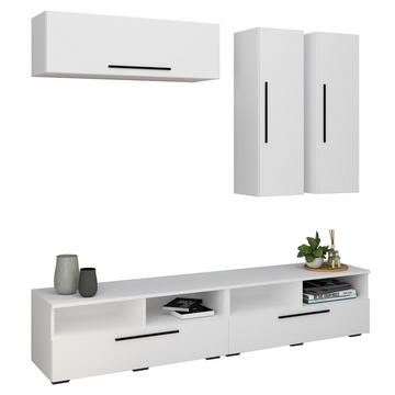 TV Lowboard Fernsehschrank Schrankwand Wohnzimmer Anbauwand Wohnwand Arila XL