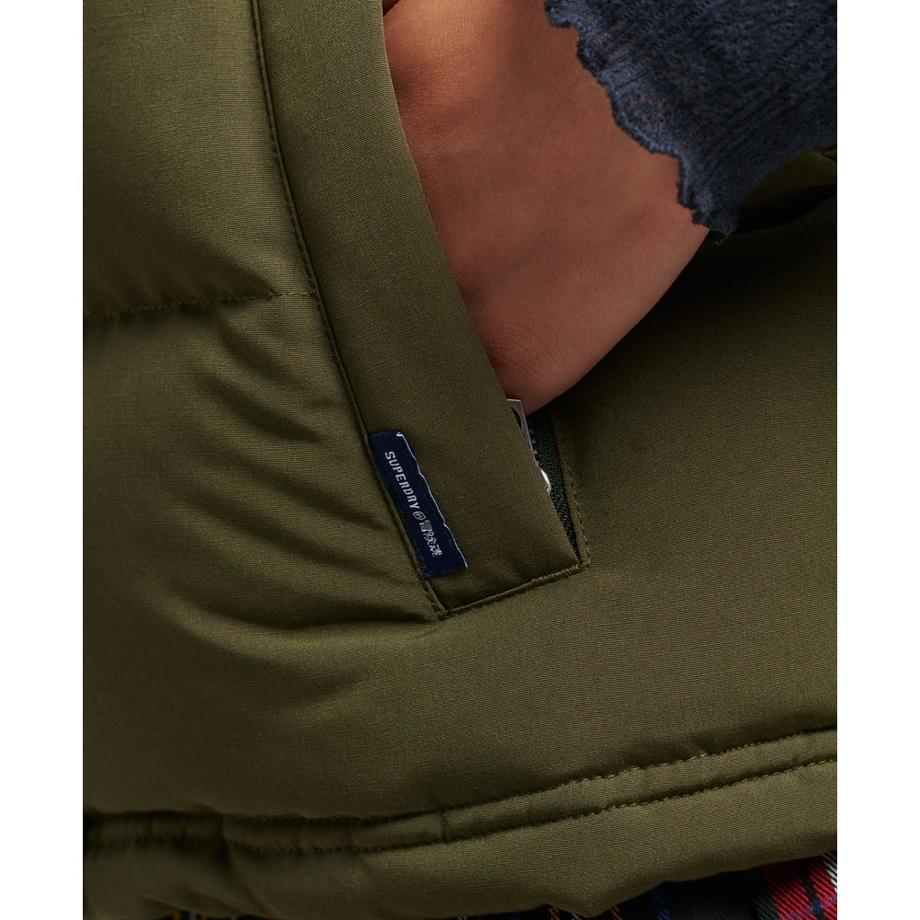 Superdry Everest Doudoune sans Manches à Capuche  