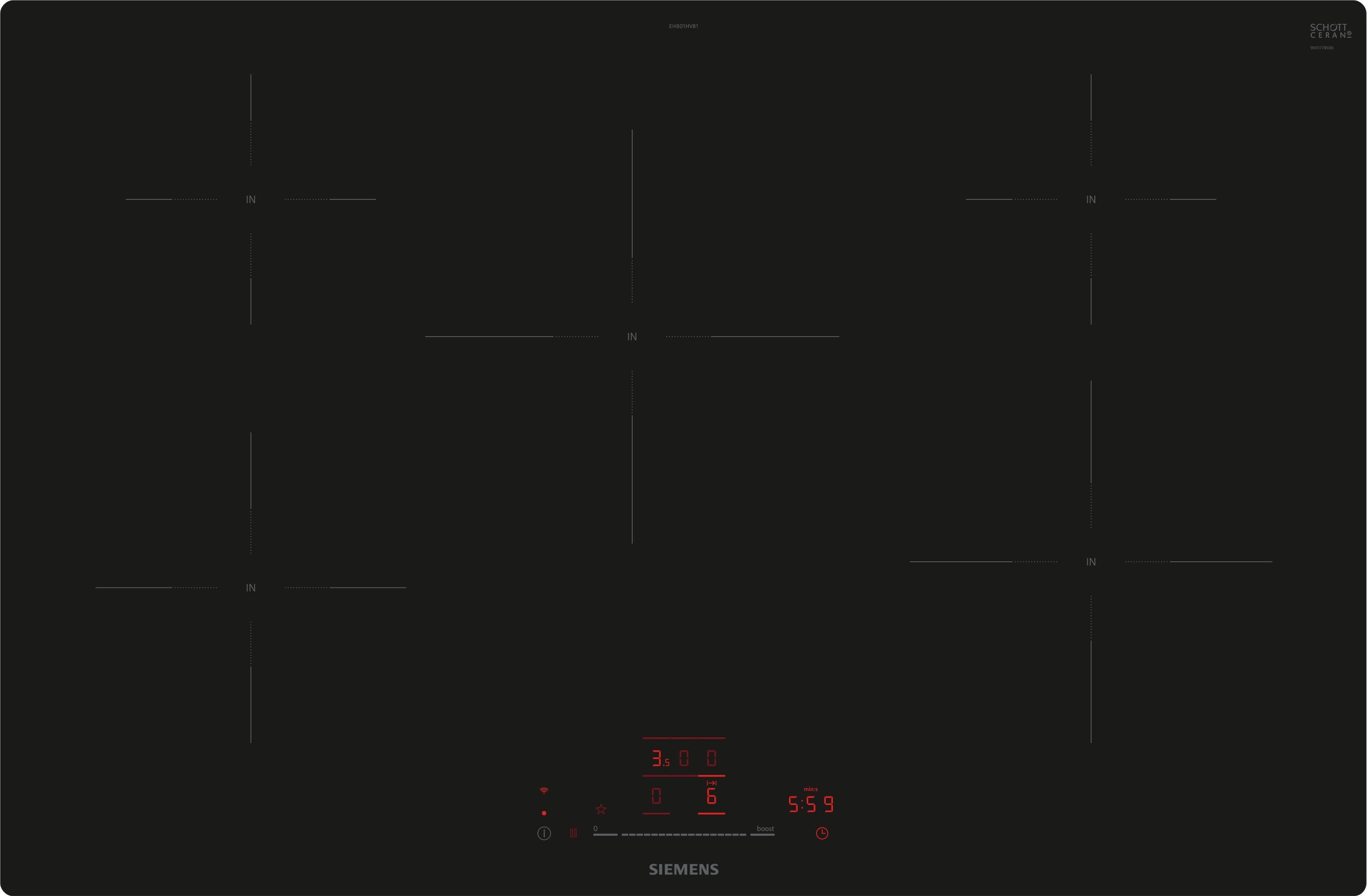 Image of Eh801hvb1e Unisex Schwarz