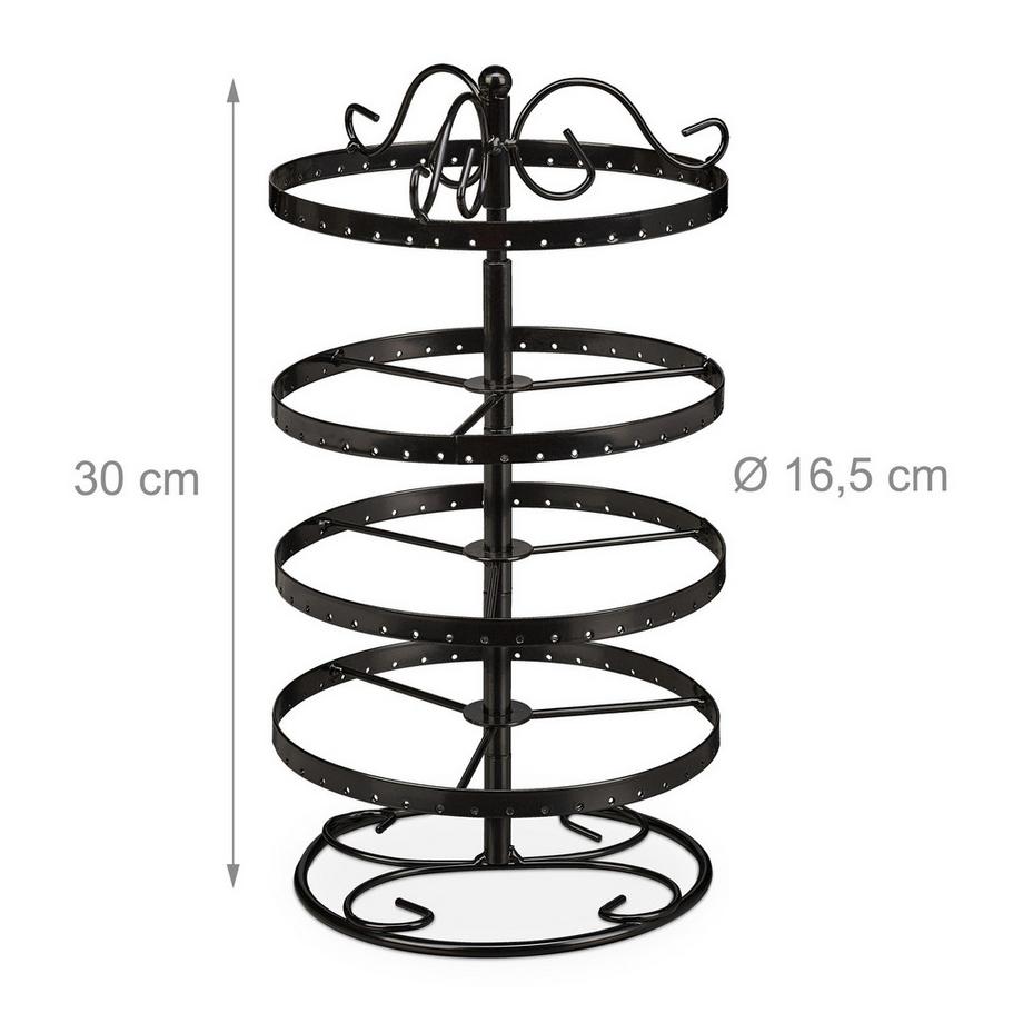 Northix  Runder Ohrringhalter für 168 Ohrringe 
