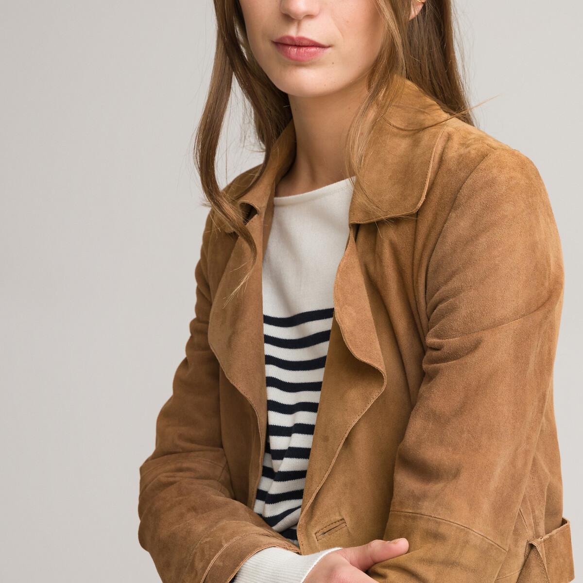 La Redoute Collections Trench Lungo in Pelle  