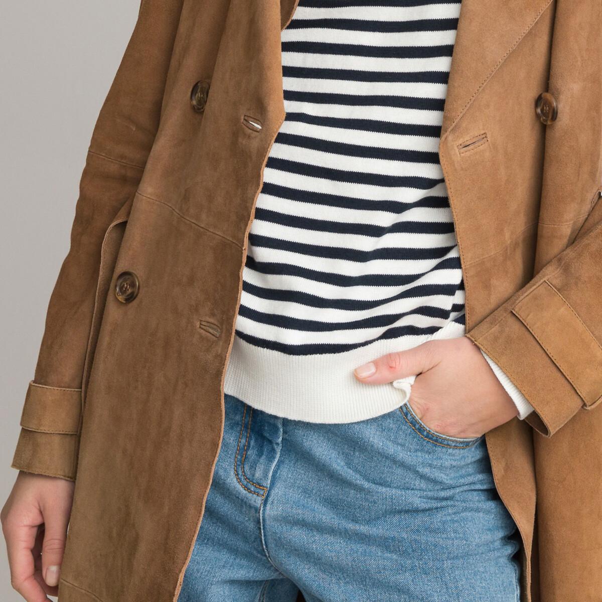 La Redoute Collections  Veste trench long cuir 