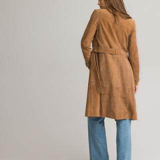 La Redoute Collections Trench Lungo in Pelle  