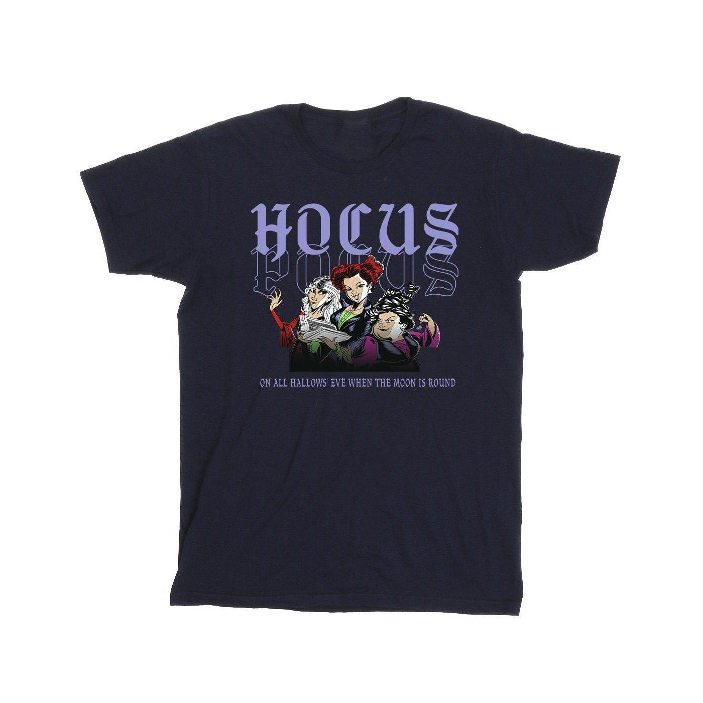 Image of Hocus Pocus Hallows Eve Tshirt Unisex Marine 104