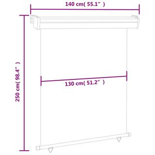 VidaXL tendalino laterale  