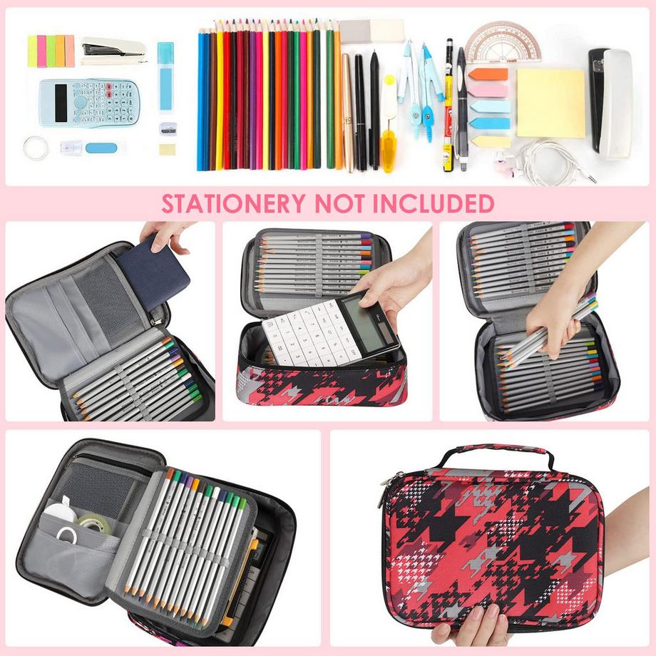 Only-bags.store  72 Fächer Federmäppchen, Etui Buntstifthalter Etui 