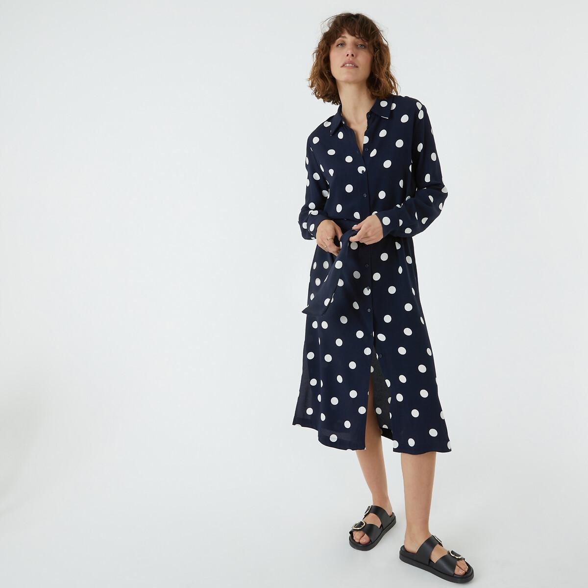Image of Hemdblusenkleid Damen Blau 38