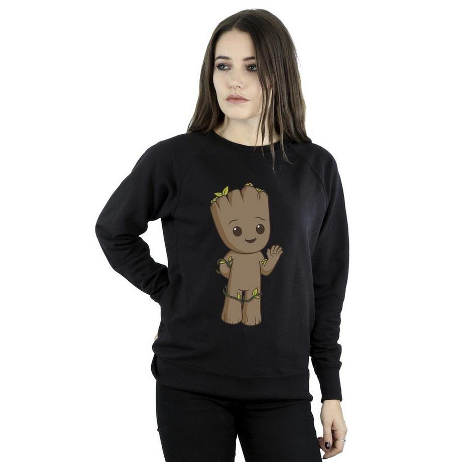 MARVEL I Am Groot Grafikdruck Sweatshirt  