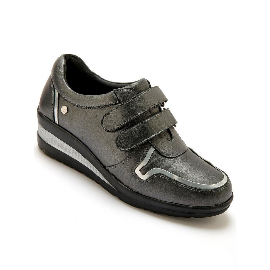 Pédiconfort  damen-sneaker mit klettverschluss und luftsohle 