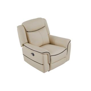 Vente-unique Relaxsessel elektrisch - Leder - Beige - ADELIO  