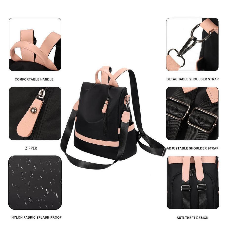 Only-bags.store Mini sac à dos avec design anti-vol  