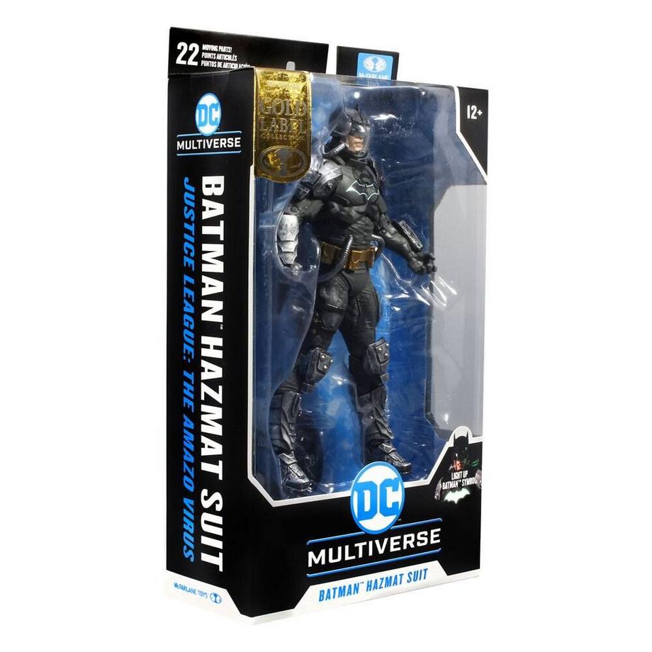 McFarlane  AF DC Multiverse : Batman Hazmat Suit Light Up Symbol 18 cm 