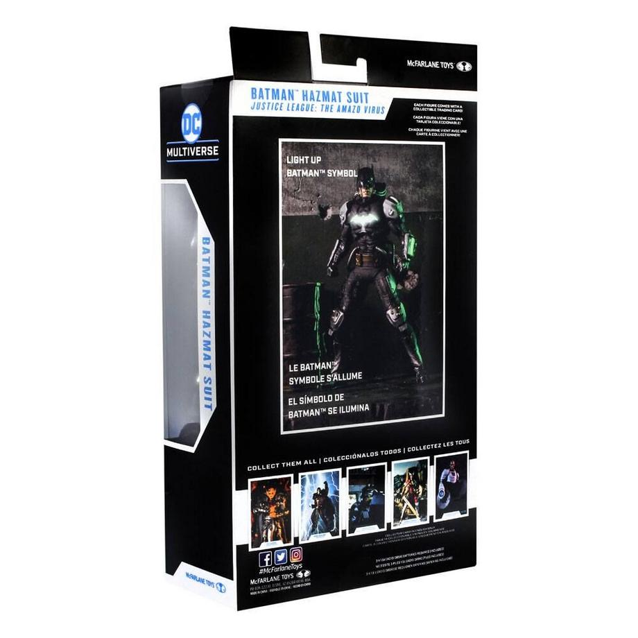 McFarlane  AF DC Multiverse : Batman Hazmat Suit Light Up Symbol 18 cm 