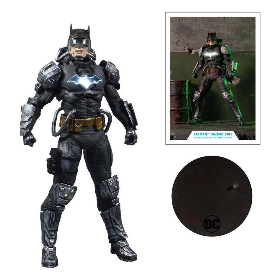 McFarlane  AF DC Multiverse : Batman Hazmat Suit Light Up Symbol 18 cm 