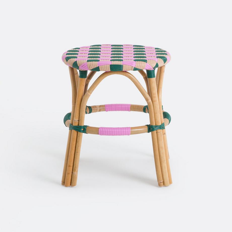 La Redoute Intérieurs Hocker aus natürlichem Rattan und geflochtenem Harz  