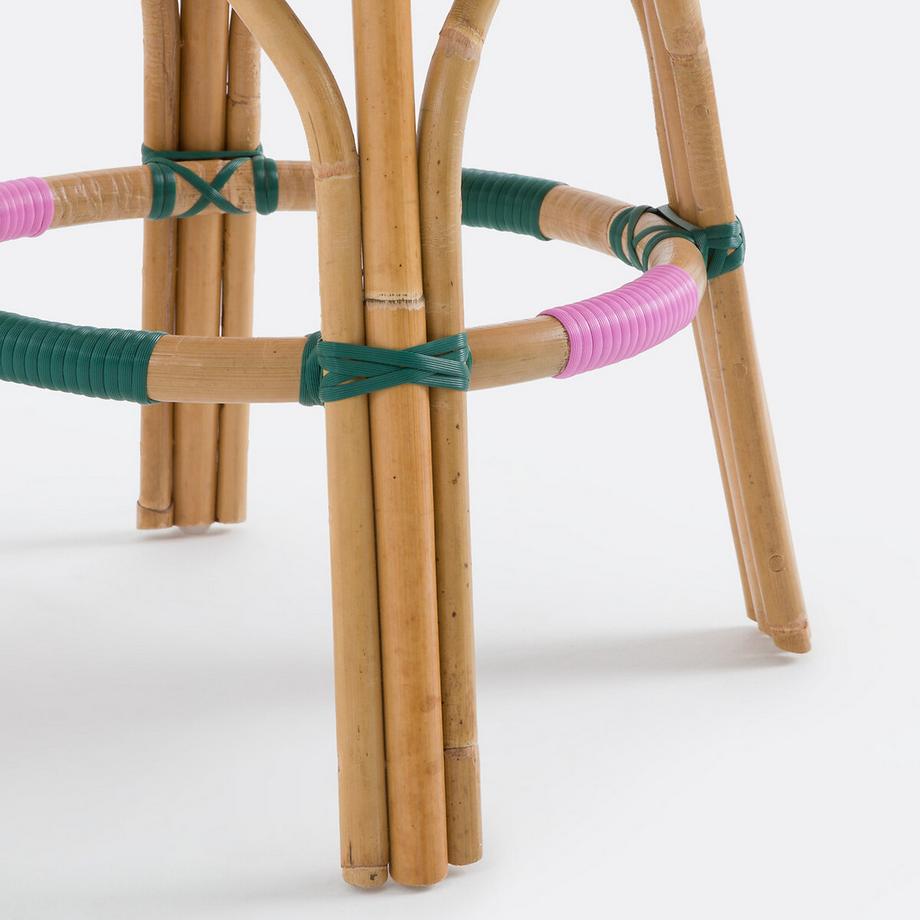 La Redoute Intérieurs Hocker aus natürlichem Rattan und geflochtenem Harz  