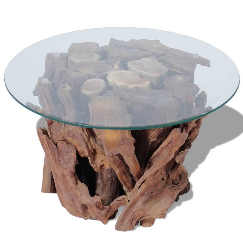 VidaXL Table basse teck  