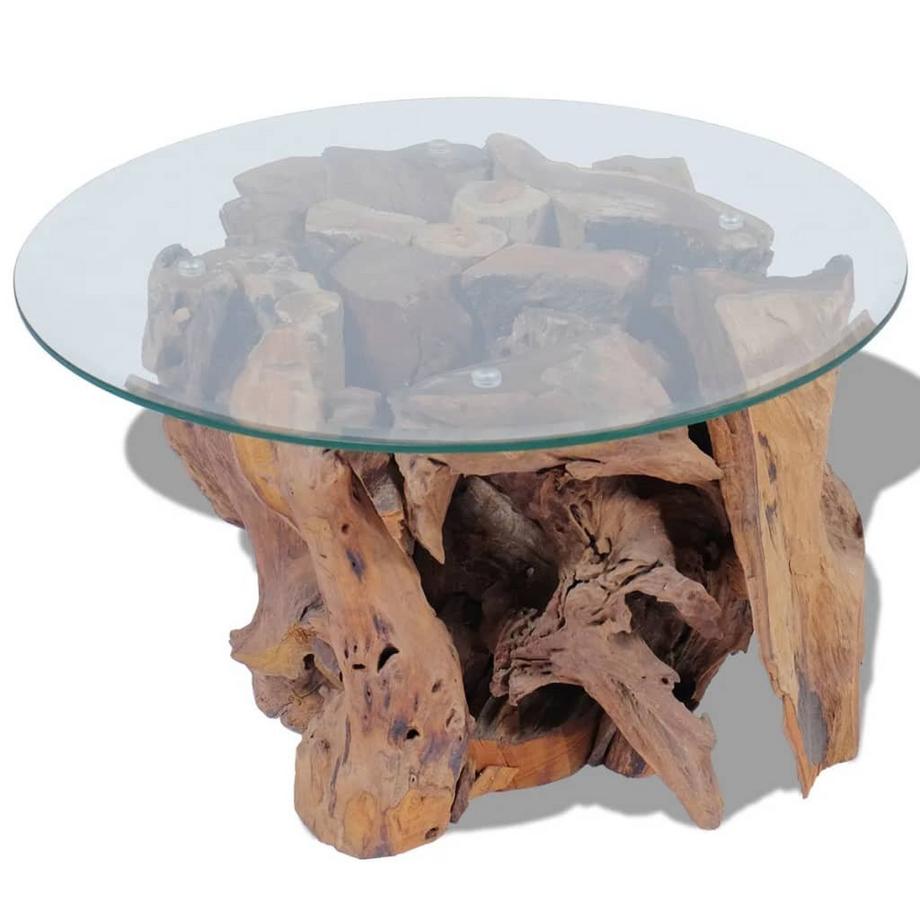 VidaXL Table basse teck  