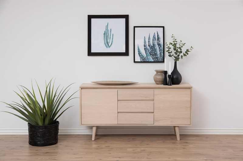 mutoni Sideboard Philli Weiss pigmentiert  