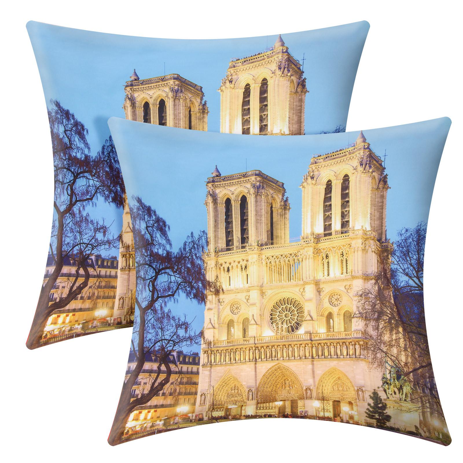 Avizar Set 2 copricuscini Notre Dame de Paris  