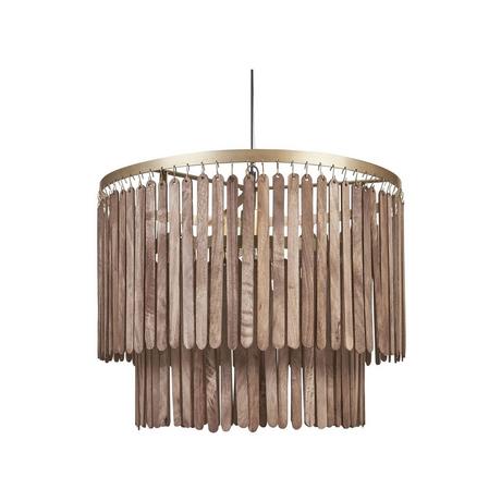 Beliani Lampe suspension en Manguier Rustique KAVERI  