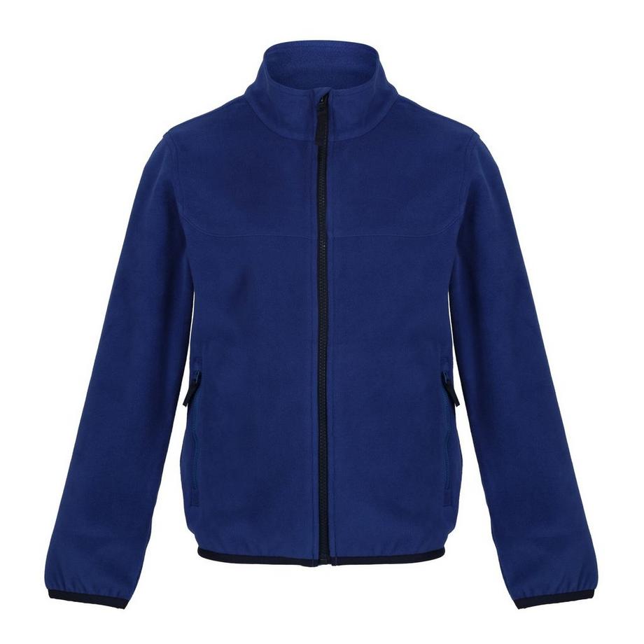 Fleecejacke Durchgehender Reißverschluss