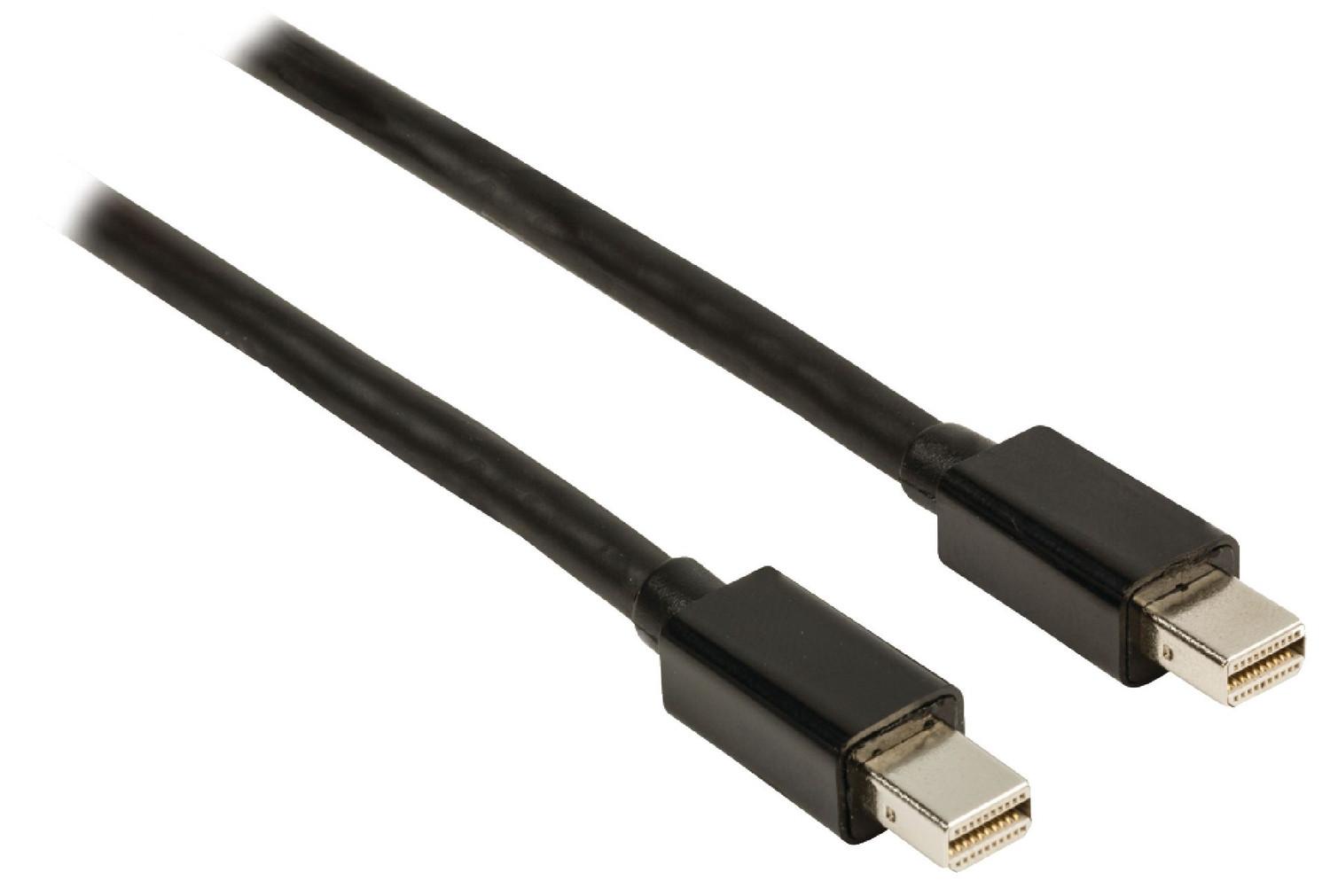 Image of Mini DisplayPort Kabel Mini DisplayPort hane - Mini DisplayPort hane 2.00 m Svart