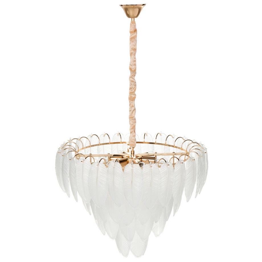 Beliani Lustre en Verre Glamour MAHAICA  