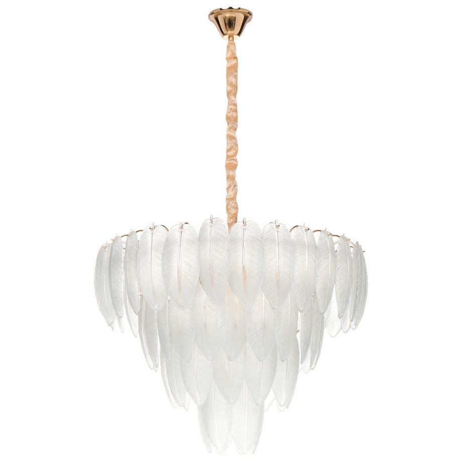 Beliani Lustre en Verre Glamour MAHAICA  