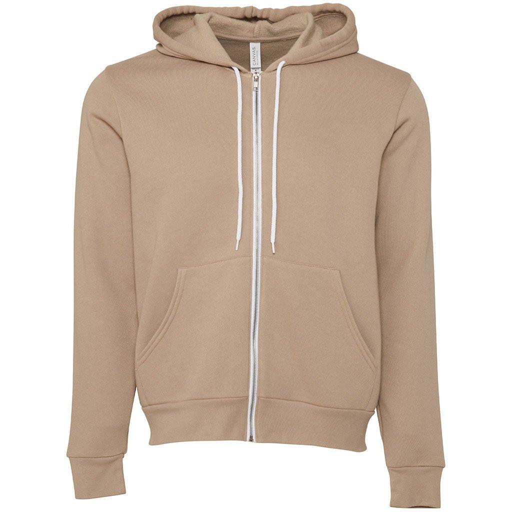 Image of Erwachsene Reißverschluss Kapuzenjacke Damen Tan M