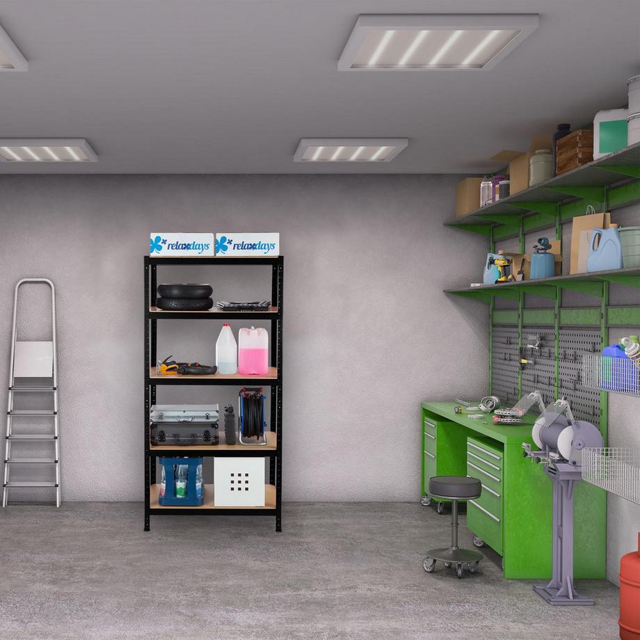 B2X Ripiano portaoggetti nero  