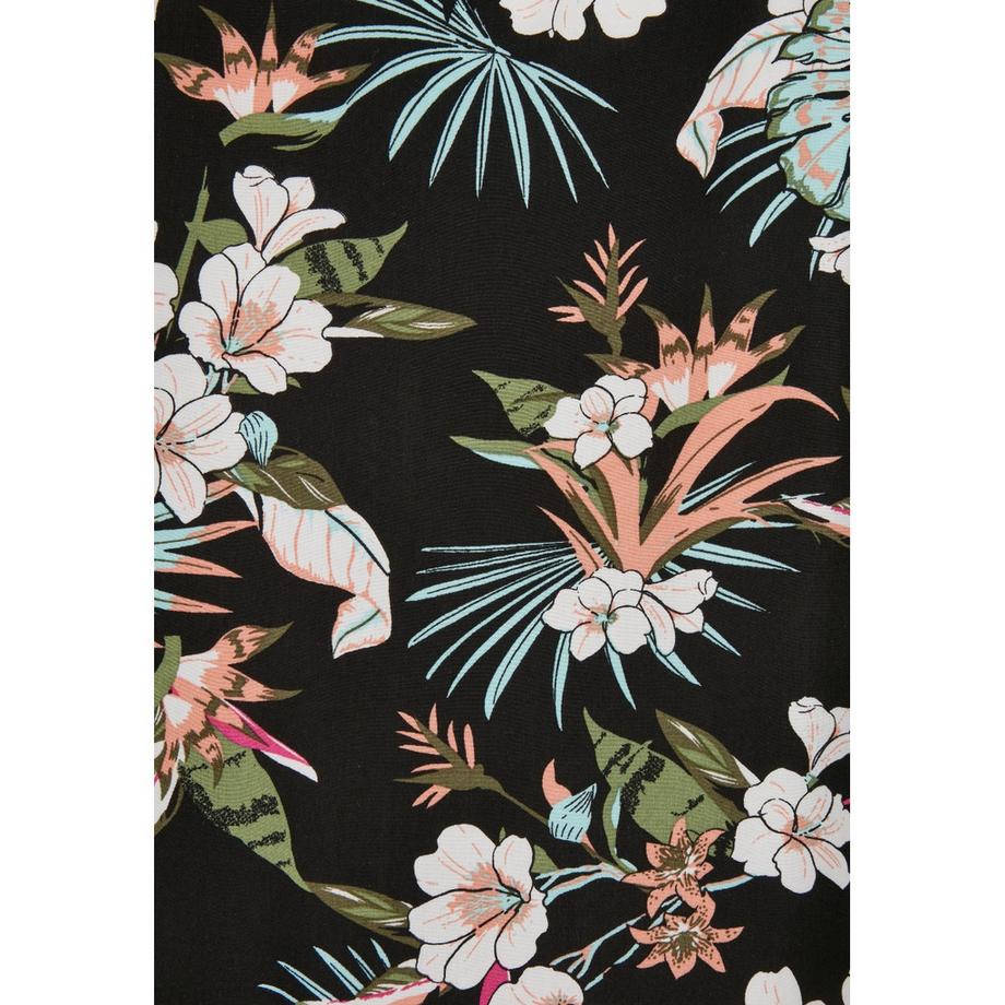 URBAN CLASSICS Viskose All Over Print Resort Hemd  