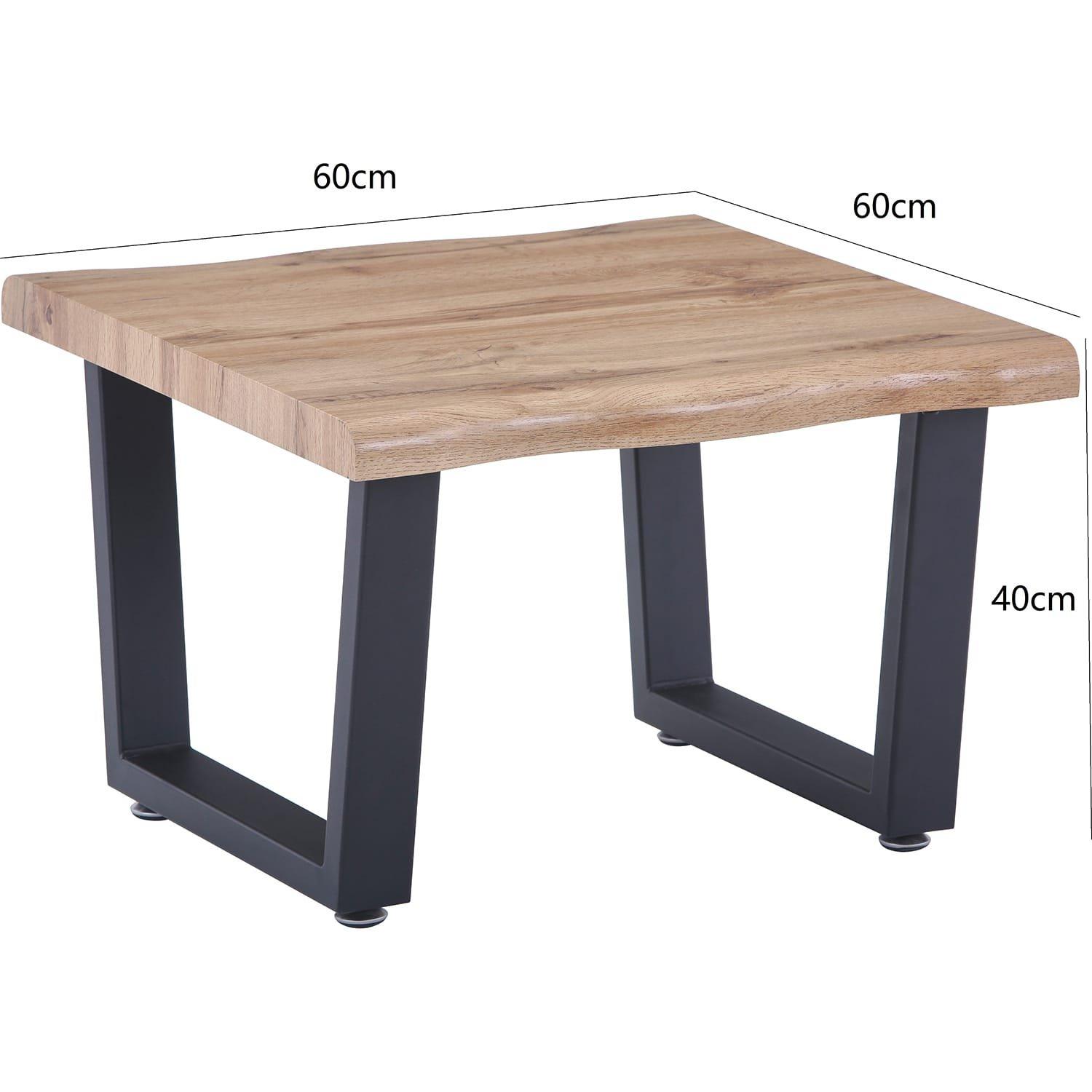 mutoni Table basse Enphar noir naturel années 60  