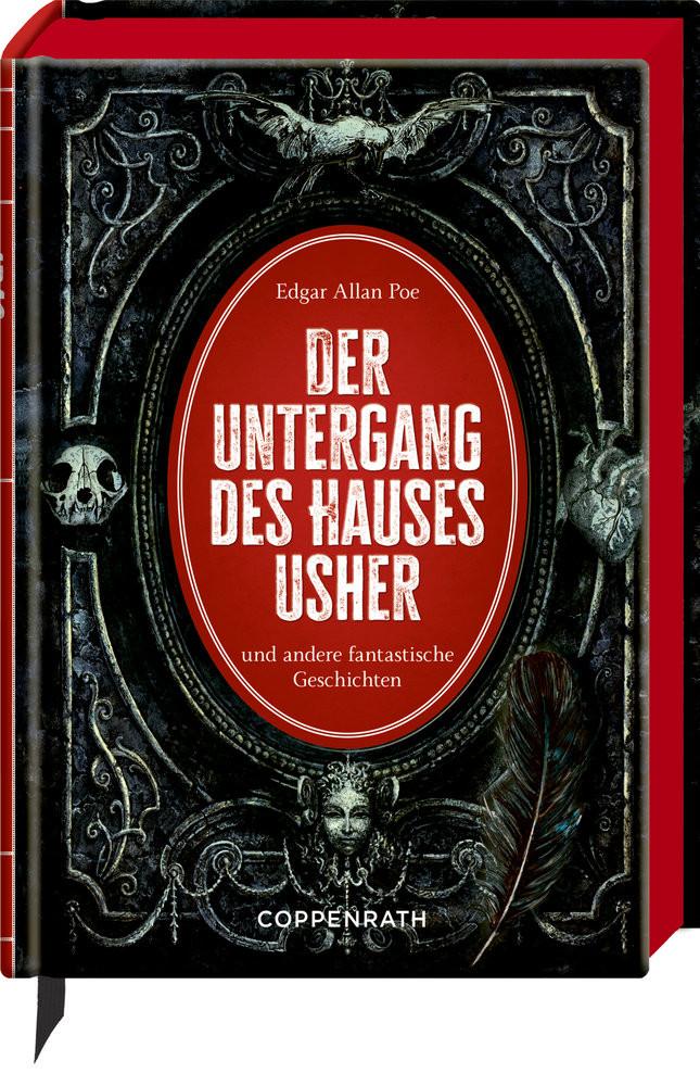 Der Untergang des Hauses Usher Poe, Edgar Allan; Bartsch, Stefanie (Design); Wiemken, Helmut (Übersetzung); Wiemken, Christel (Übersetzung); Beyer, Werner (Übersetzung); Eben, Carl Theodor (Übersetzung); Strodtmann, Adolf (Übersetzung) Couverture rigide 