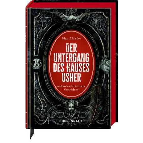 Der Untergang des Hauses Usher Poe, Edgar Allan; Bartsch, Stefanie (Design); Wiemken, Helmut (Übersetzung); Wiemken, Christel (Übersetzung); Beyer, Werner (Übersetzung); Eben, Carl Theodor (Übersetzung); Strodtmann, Adolf (Übersetzung) Couverture rigide 