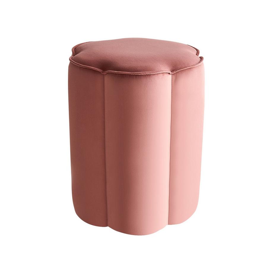 Beliani Pouf en Velours Minimaliste TAPPEN  