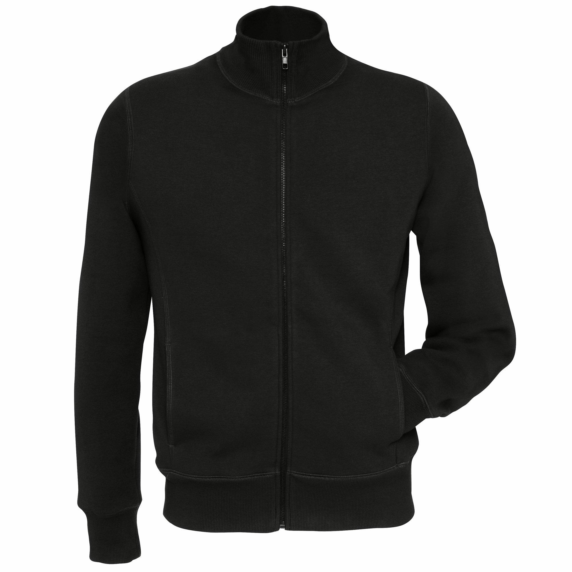 Image of B&c Fleece Jtop Spider Herren Schwarz XL