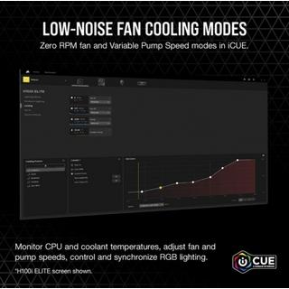 Corsair  iCUE H100i RGB ELITE CPU-Flüssigkeitskühler 