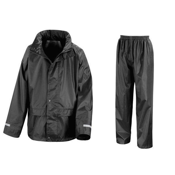 Image of Core Regenanzug Unisex Schwarz 120