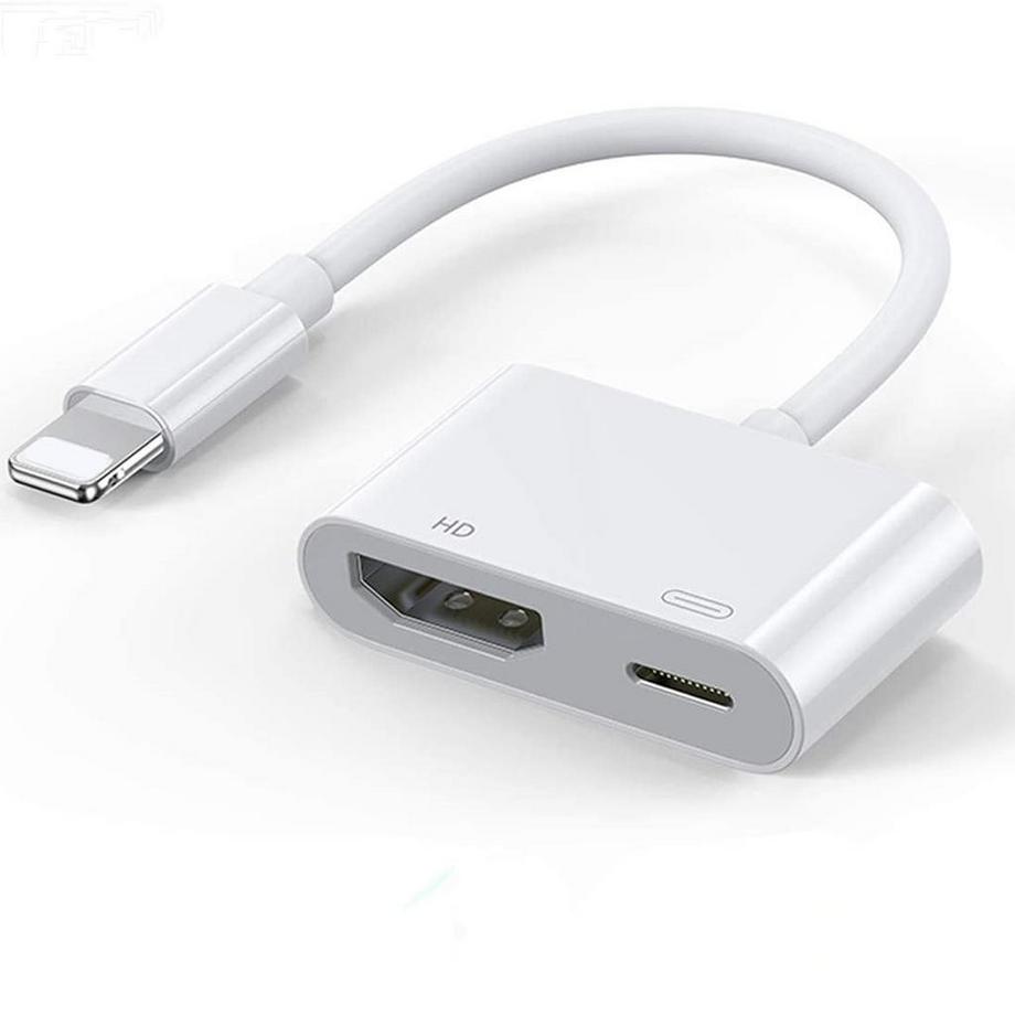 Adaptateur Lightning vers HDMI 5V, 1A - Blanc