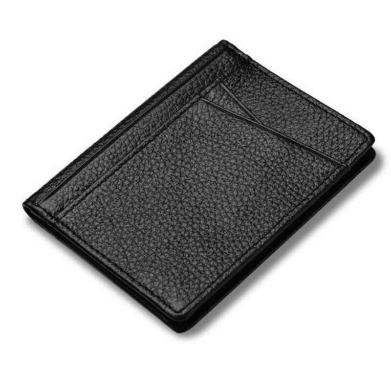 B2X  Etui court en cuir - noir 