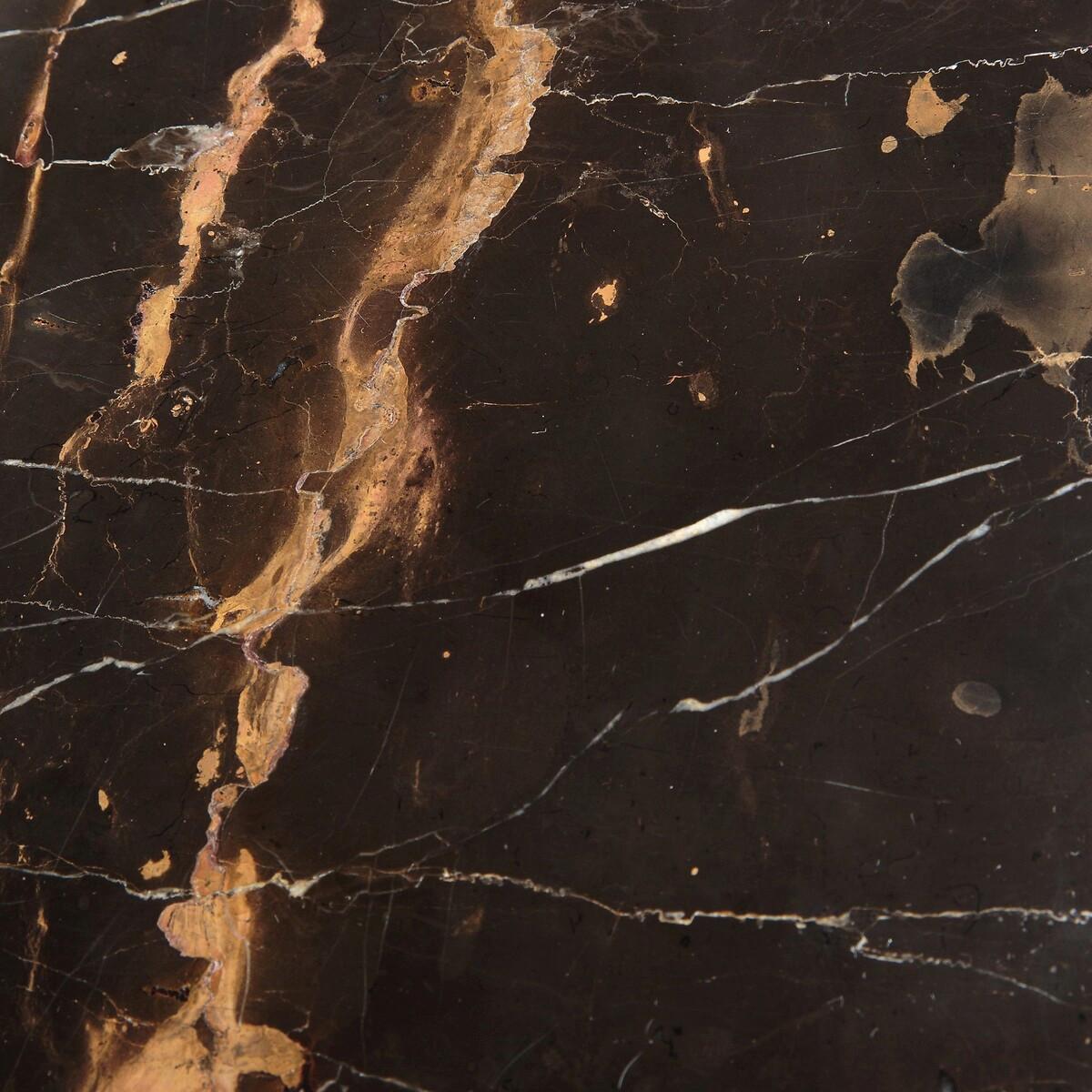 AM.PM Console marbre ambré/métal acier L90 cm  