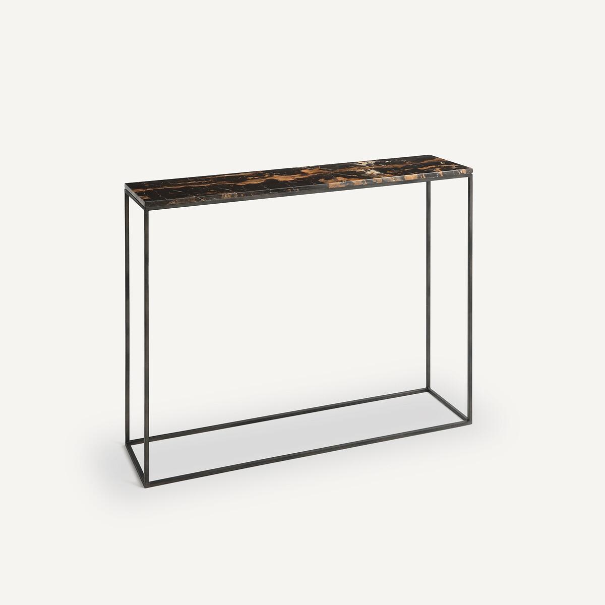 AM.PM Console marbre ambré/métal acier L90 cm  